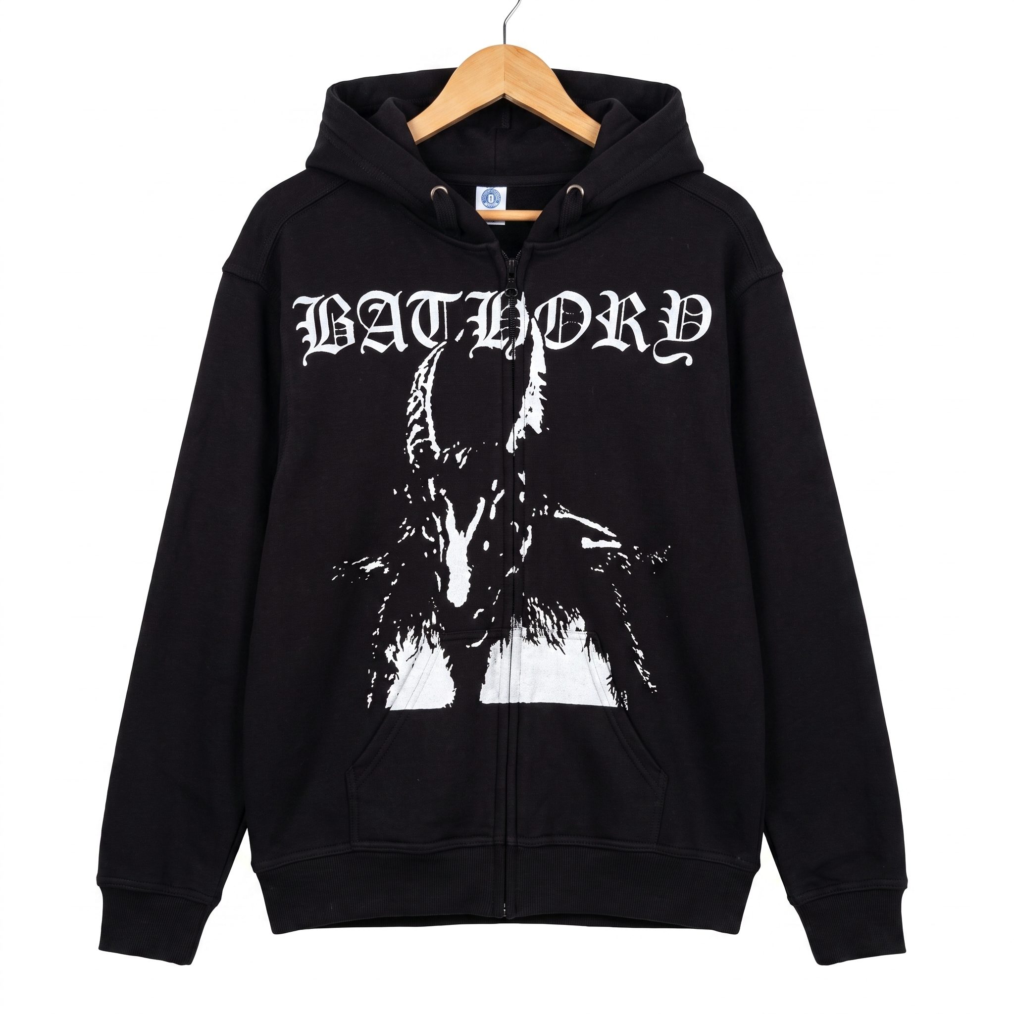 Zip up hoodie blackmetal