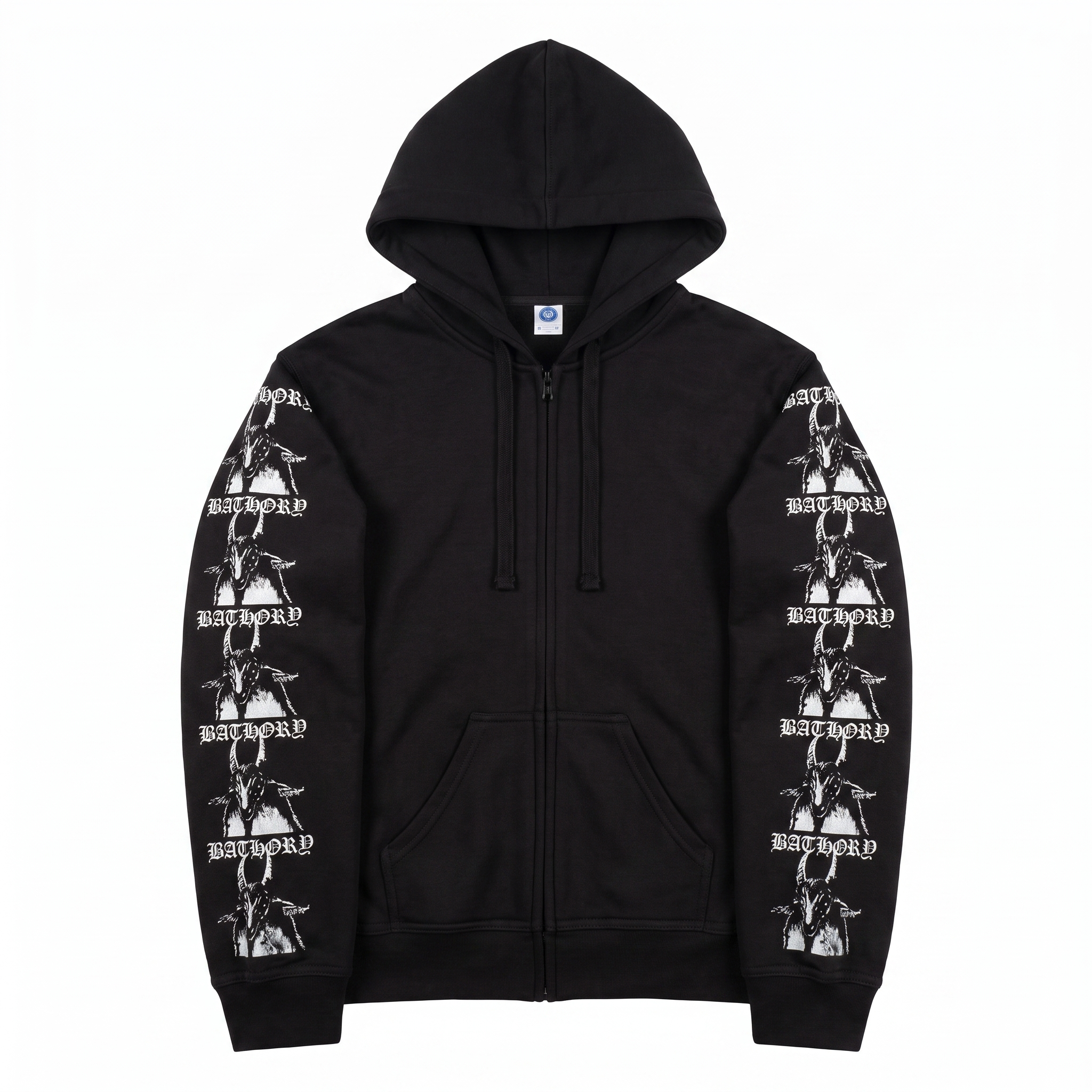 zip up hoodie z zespołem